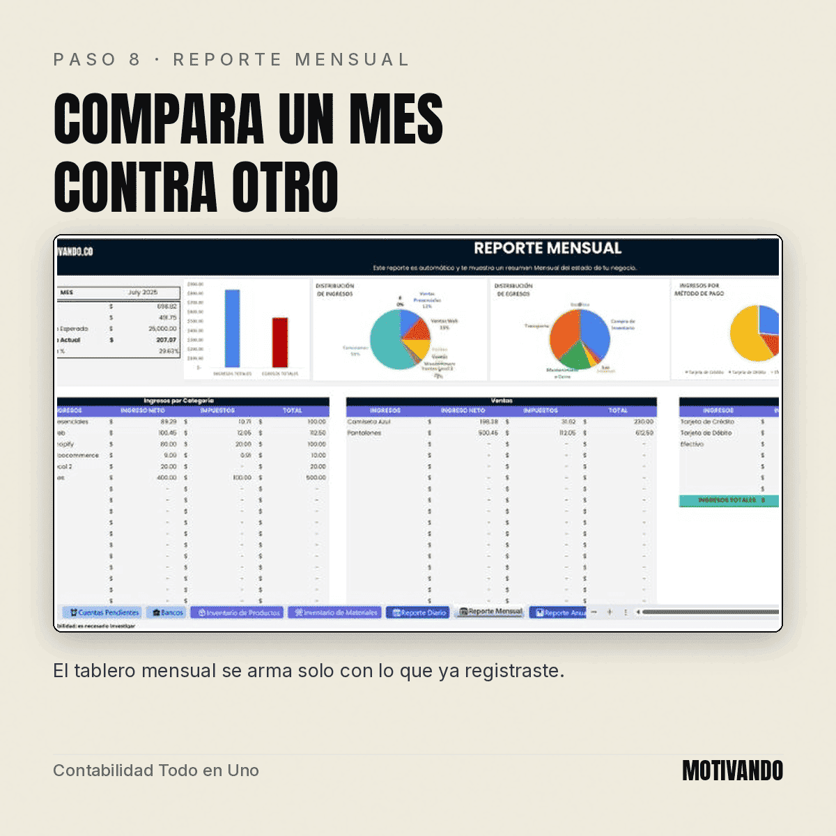 contabilidad en excel – paso 8