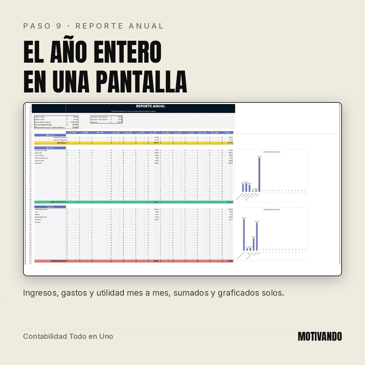 contabilidad en excel – paso 9
