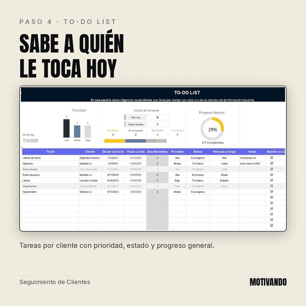 crm en excel – paso 4