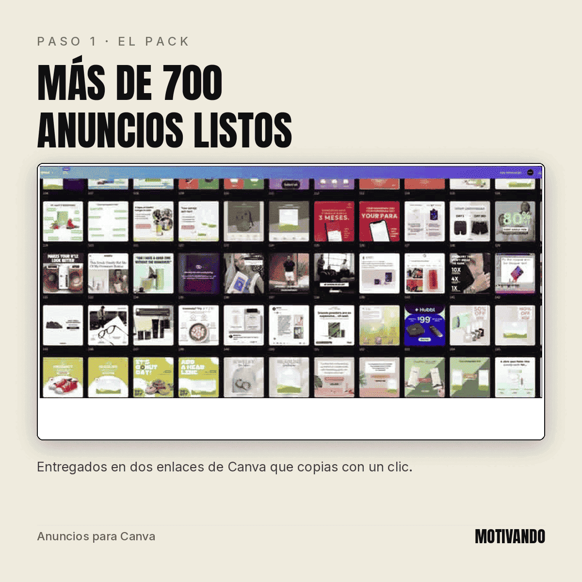 Ejemplos de anuncios para Instagram y Facebook hechos en Canva
