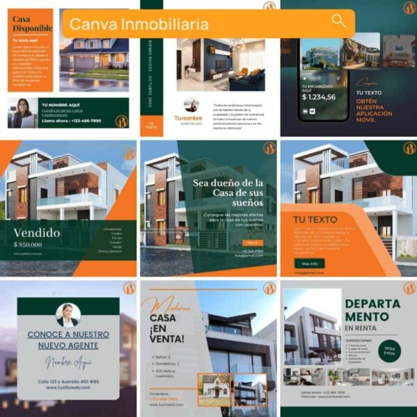 Inmobiliaria Canva Para Redes Sociales