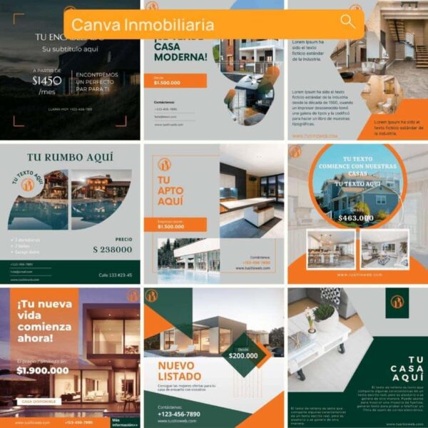 Inmobiliaria Canva Para Redes Sociales
