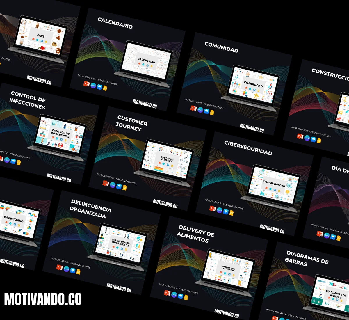 Pack de 12.500 Infografías PowerPoint