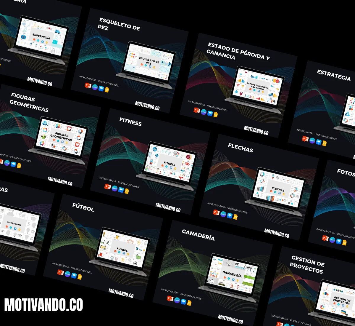 Pack de 12.500 Infografías PowerPoint