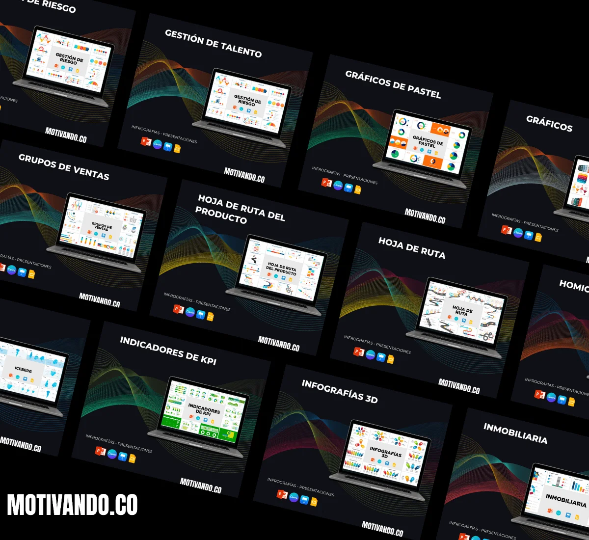 Pack de 12.500 Infografías PowerPoint