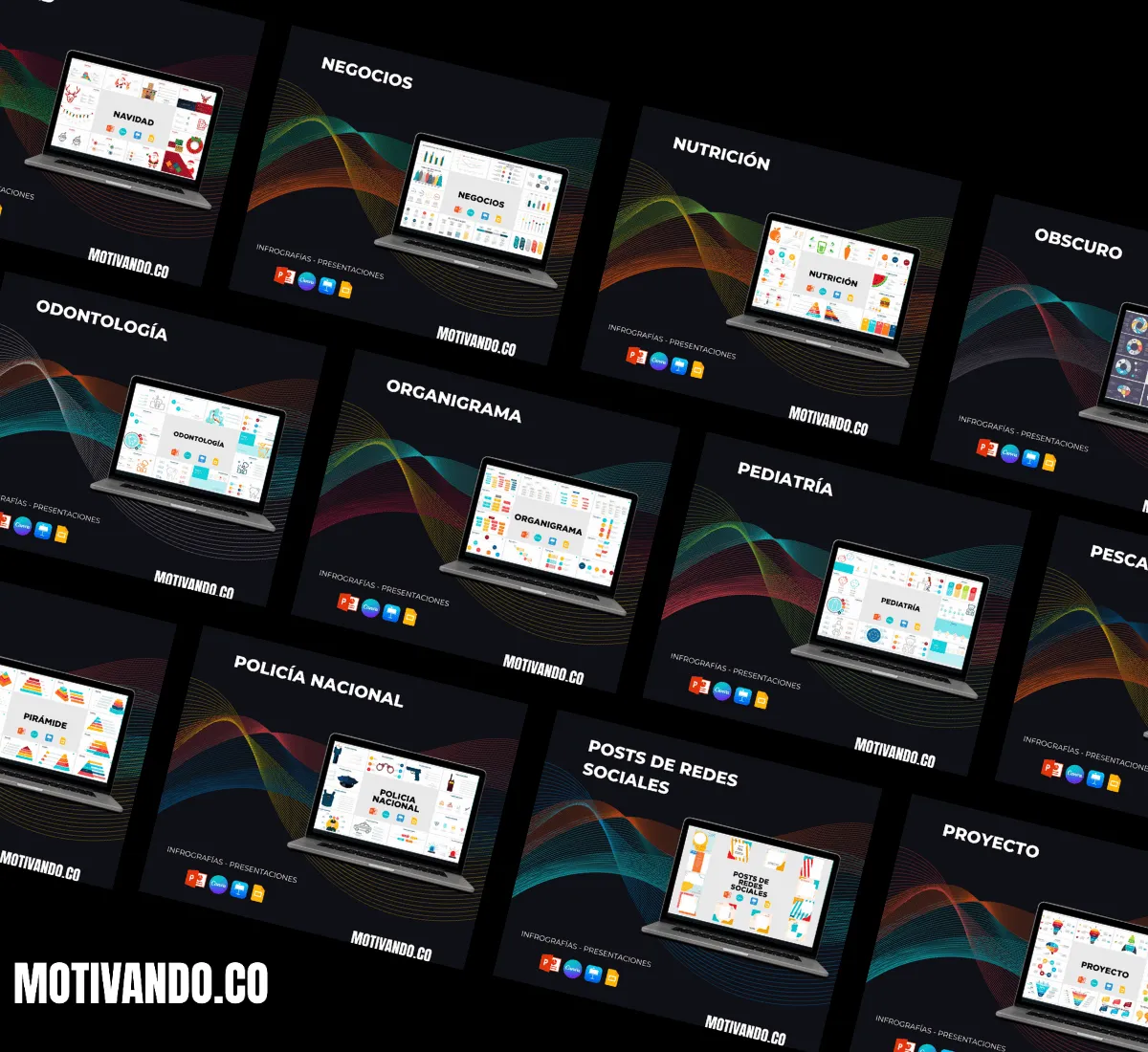 Pack de 12.500 Infografías PowerPoint