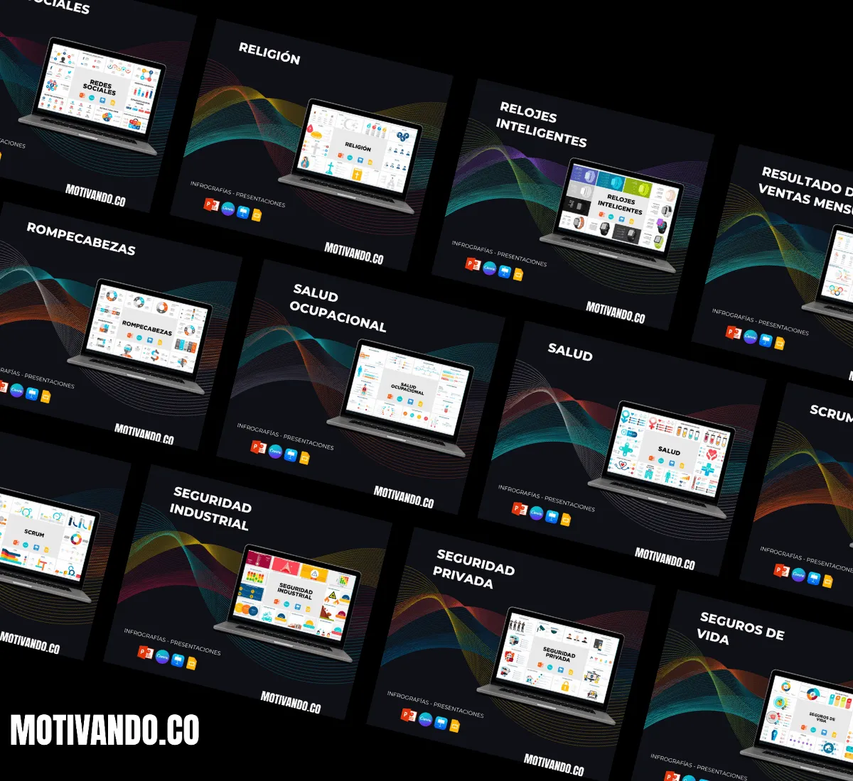 Pack de 12.500 Infografías PowerPoint