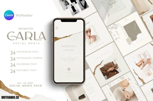 Plantillas de Canva para Redes Sociales | Pack de +2.400 Diseños para Instagram, Facebook y Pinterest
