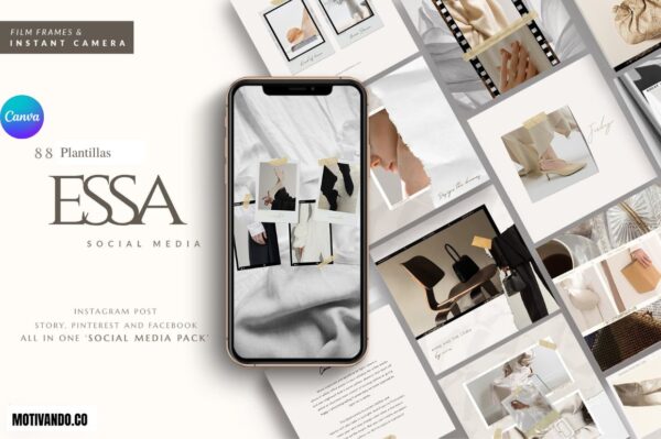 Plantillas de Canva para Redes Sociales | Pack de +2.400 Diseños para Instagram, Facebook y Pinterest