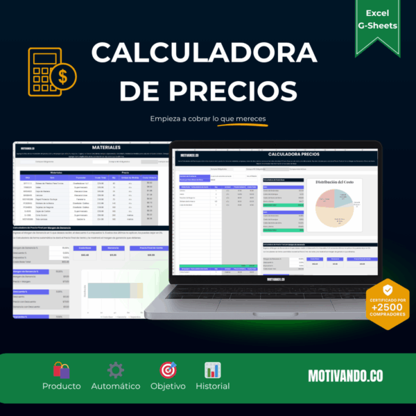 Plantilla Calculadora de Precios Excel