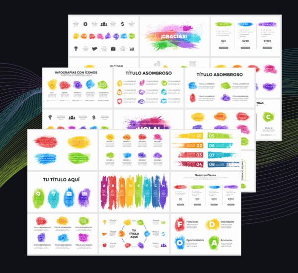 Plantilla Acuarela PowerPoint | Elegancia y Creatividad en tus Presentaciones