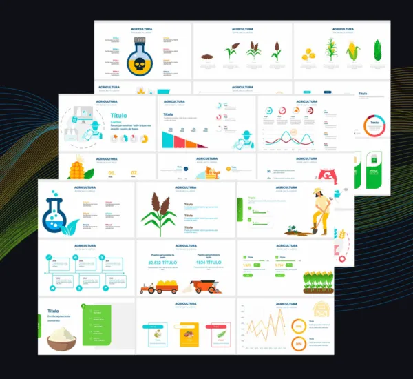 Plantilla Agricultura PowerPoint | Presentaciones Profesionales para Proyectos Agrícolas