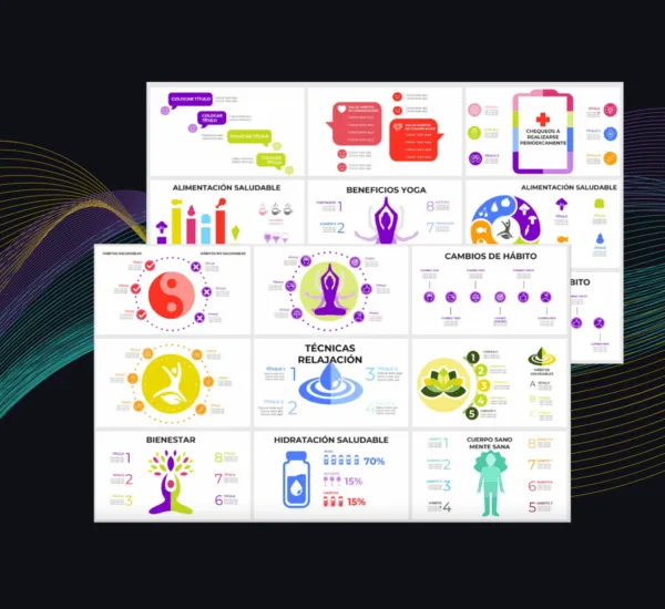 Plantilla Bienestar PowerPoint | Presentación Salud y Estilo de Vida Saludable