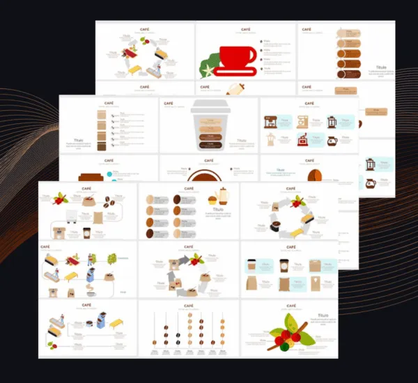 Plantilla Café PowerPoint | Presenta tu Marca con Aroma y Estilo