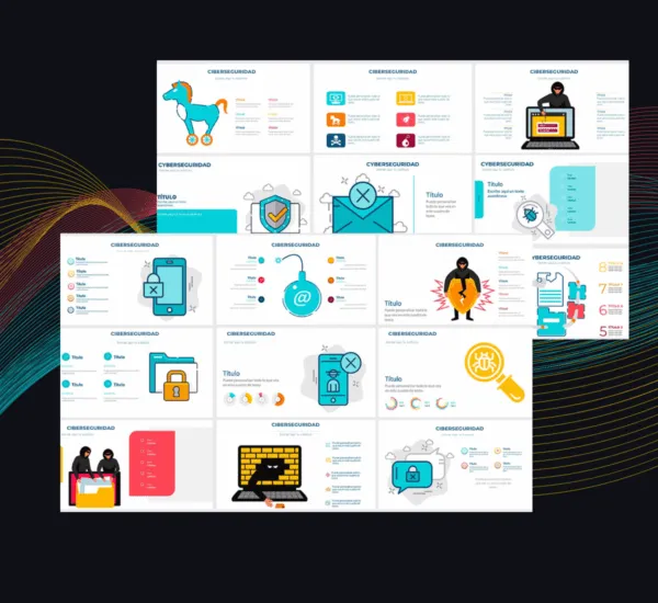 Plantilla Presentación Ciberseguridad | Seguridad Digital Profesional