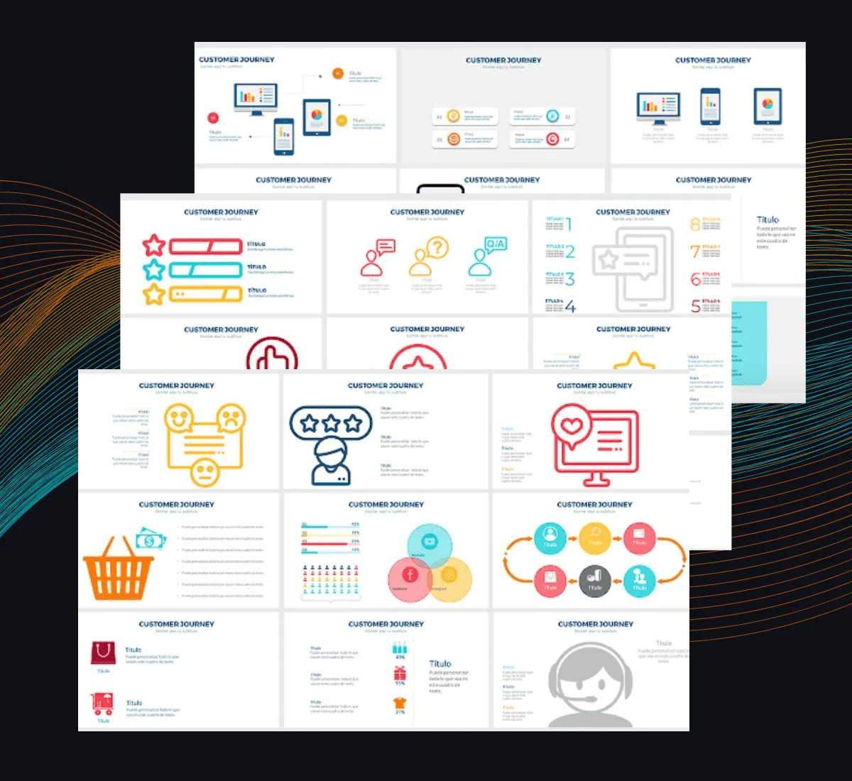 Plantilla Customer Journey PowerPoint | Visualiza la Experiencia del Cliente