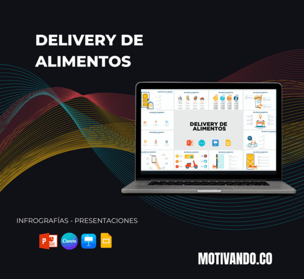 Plantilla Delivery de Alimentos PowerPoint
