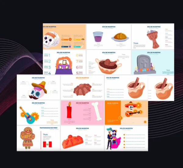 Plantilla Día de Muertos PowerPoint | Presentaciones Culturales y Educativas