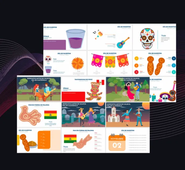 Plantilla Día de Muertos PowerPoint | Presentaciones Culturales y Educativas