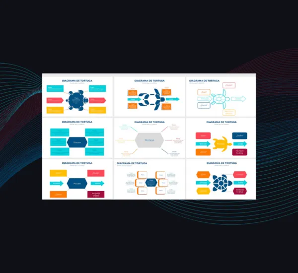 Plantilla Diagrama de Tortuga PowerPoint | Visualiza Procesos con Precisión