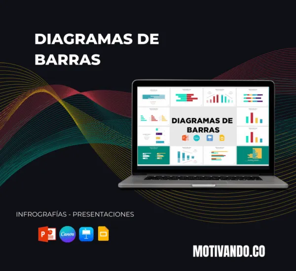 Plantilla Diagramas de Barras PowerPoint
