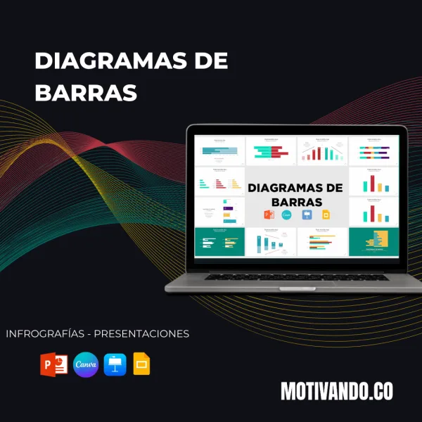 Plantilla Diagramas de Barras PowerPoint