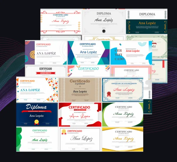 Plantilla Diplomas PowerPoint | Crea Certificados Elegantes en Minutos