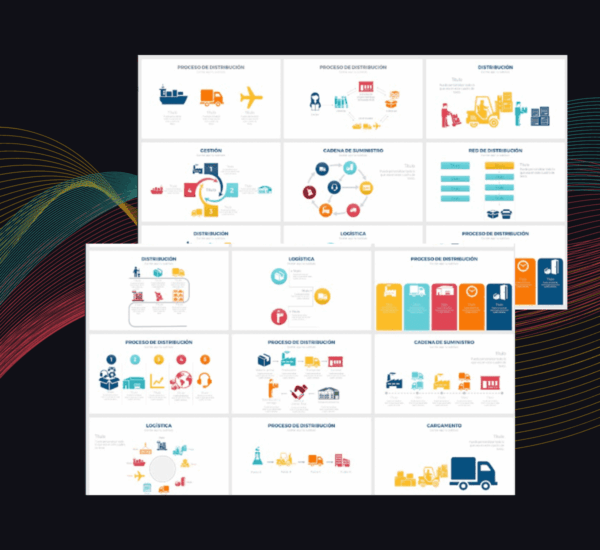 Plantilla Distribución PowerPoint | Diapositivas Logísticas y Claras