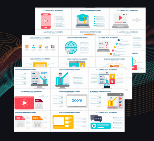 Plantilla E-Learning PowerPoint | Diapositivas Educativas que Conectan