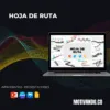 Plantilla Hoja de Ruta PowerPoint