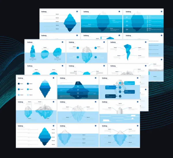 Plantilla Iceberg PowerPoint | Presentación Metáfora Iceberg