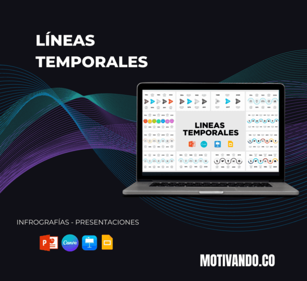 Plantilla Líneas Temporales PowerPoint