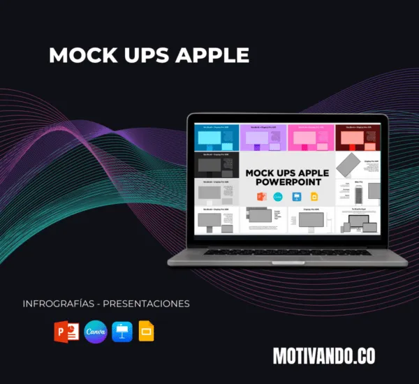 Mockups de Apple para PowerPoint