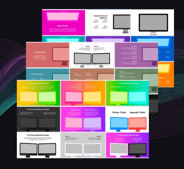 Mockups de Apple para PowerPoint | Presentación Profesional