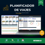 Plantilla Planificador de Viajes Excel y Google Sheets