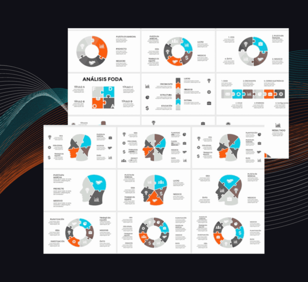 Plantilla Rompecabezas | Presentaciones Visuales para Procesos y Estrategias