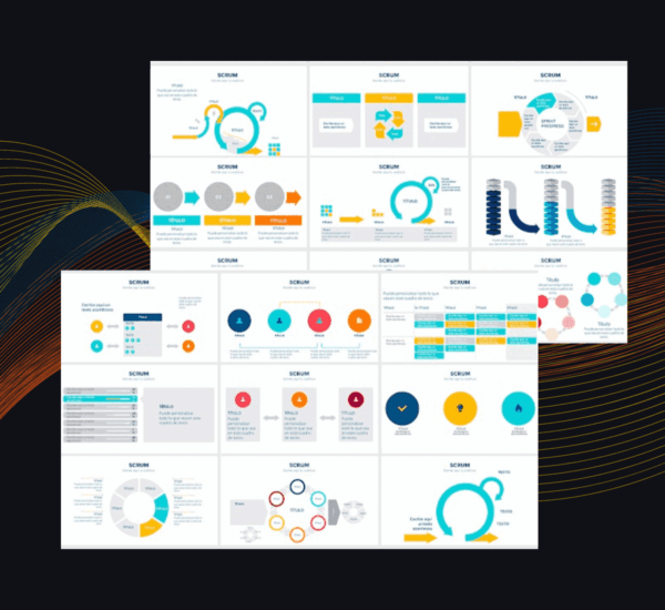 Plantilla SCRUM PowerPoint | Organiza Proyectos Ágiles con Facilidad