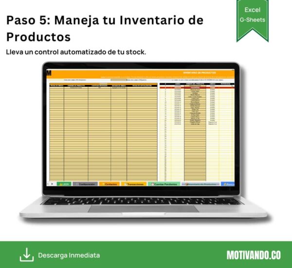Plantilla de Contabilidad para Excel y Google Sheets | Todo en Uno y 100% Automatizada