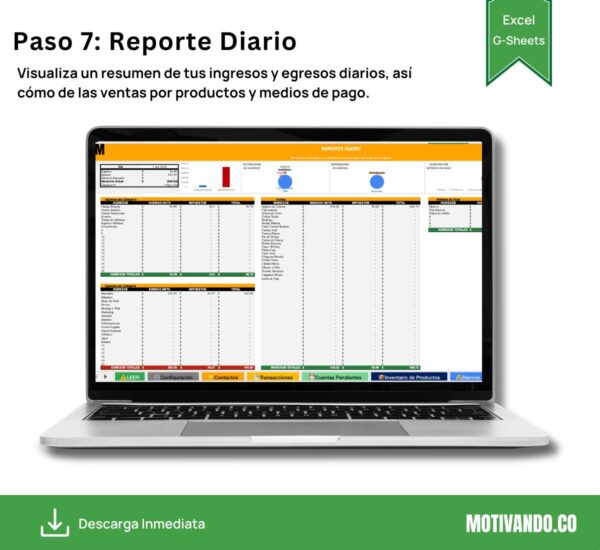 Plantilla de Contabilidad para Excel y Google Sheets | Todo en Uno y 100% Automatizada