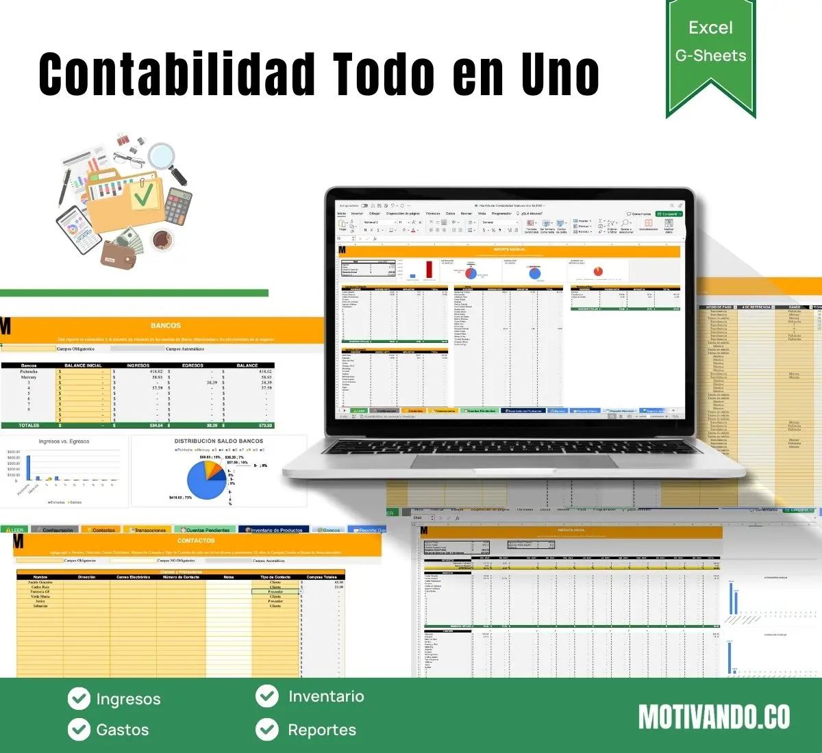 Guía Completa: Cómo Descargar Excel Gratis y Mantenerlo Actualizado 3 Luego de descargar excel gratis, te mostramos un ejemplo de plantilla de Excel para gestión financiera con fórmulas y dashboards avanzados