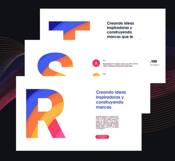 Plantilla PowerPoint Marketing Colores