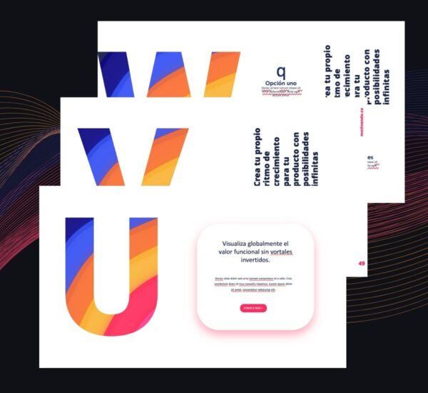 Plantilla PowerPoint Marketing Colores