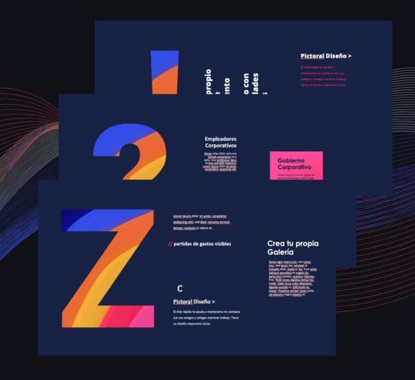 Plantilla PowerPoint Marketing Oscuro