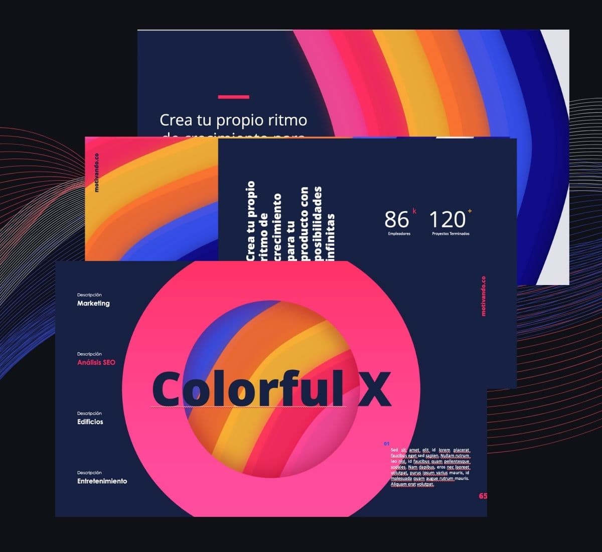 Marketing de Colores Oscuro