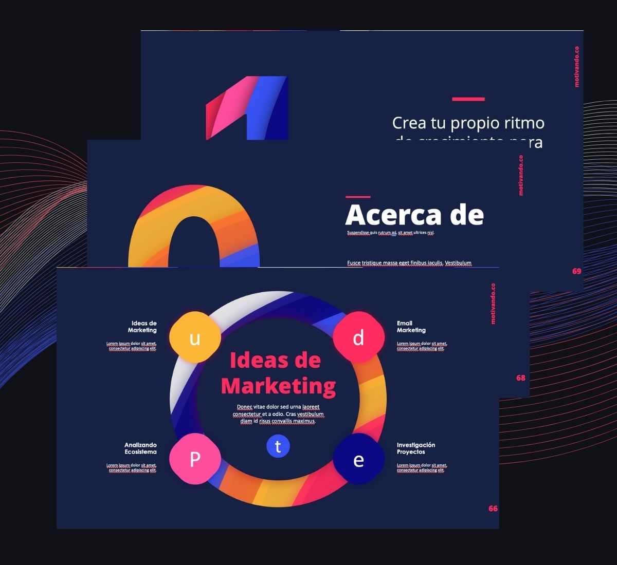 Marketing de Colores Oscuro