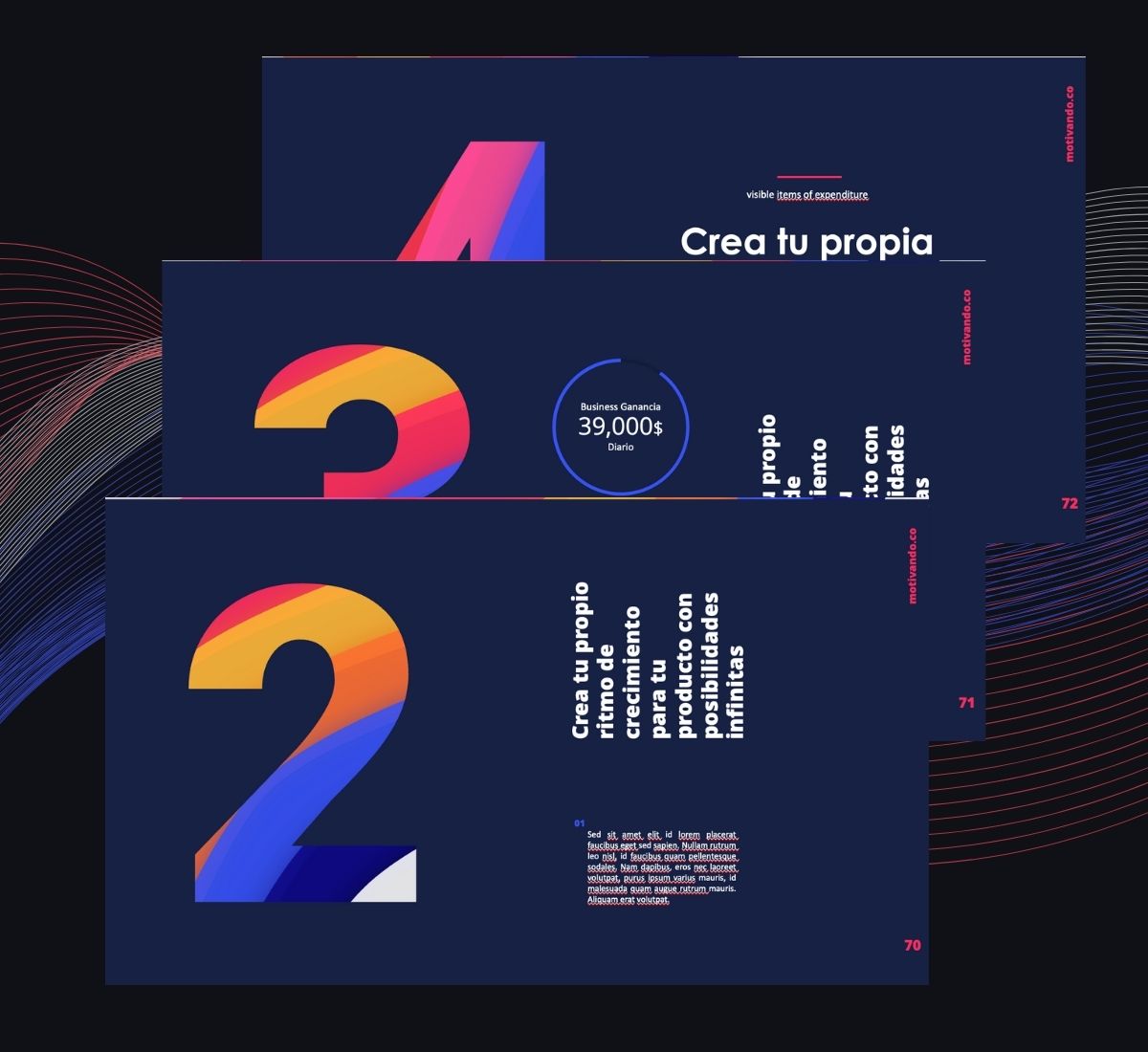Marketing de Colores Oscuro
