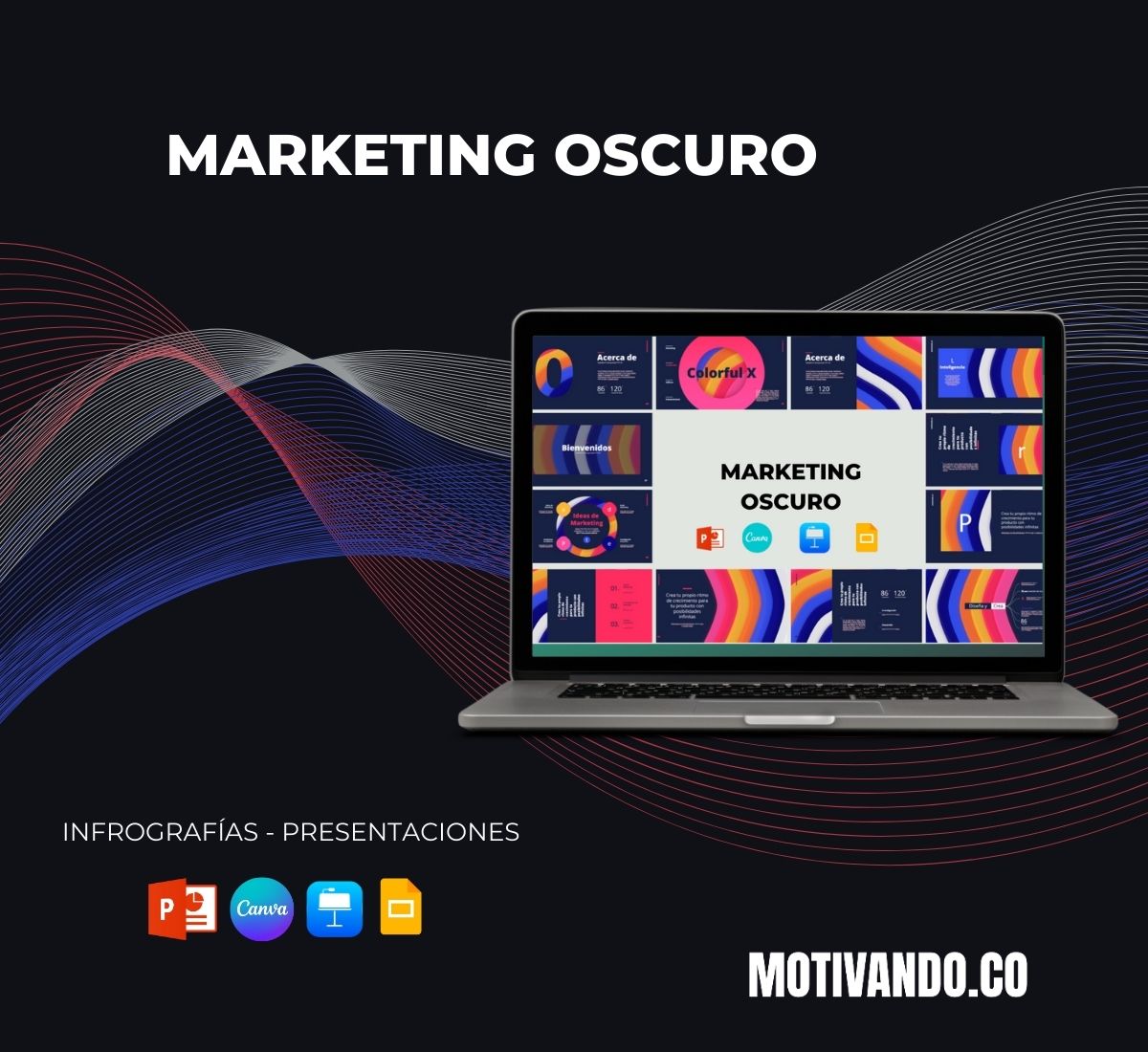 Marketing de Colores Oscuro