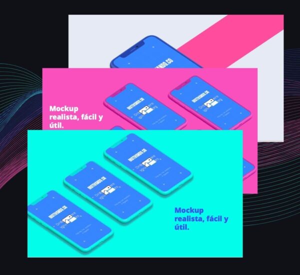 Plantilla PowerPoint Mockups Teléfonos