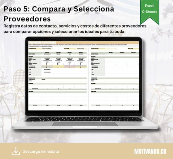 Wedding Planner Pro | Plantilla para Excel y Google Sheets | Organizador de Bodas con Presupuesto, Invitados y Cronograma