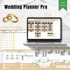 Wedding Planner Pro | Plantilla para Excel y Google Sheets | Organizador Completo de Bodas con Presupuesto, Invitados, Mesas y Timeline